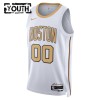 Boston Celtics Custom Nike 2025-26 City Edition Valkoinen Lasten Pelipaidat Swingman
